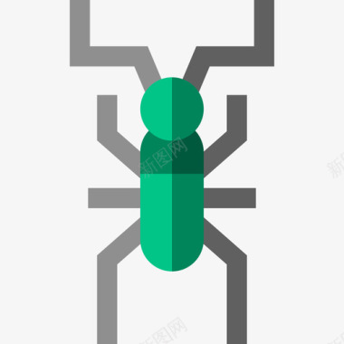 15券蟋蟀昆虫15扁平图标图标