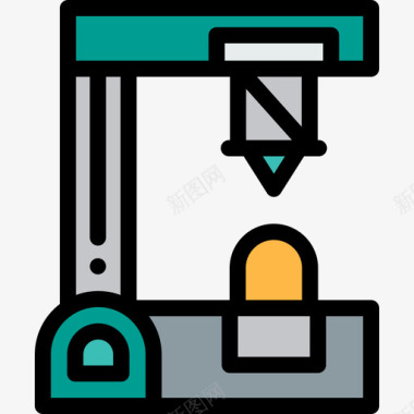 豆子icon机械臂工厂12线性颜色图标图标
