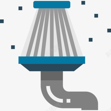过滤图标空气过滤器汽车修理5扁平图标图标