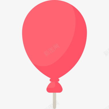 气球生日54扁平图标图标