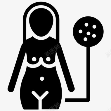 妇科检查宫颈癌妇科图标图标