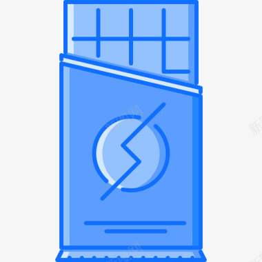 喷溅的巧克力巧克力4号咖啡蓝色图标图标