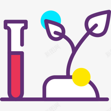 植物的叶叶科学37魔法图标图标