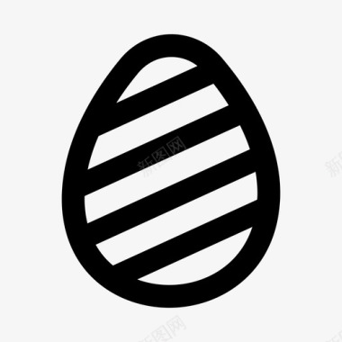 复活节鸡蛋活动图标图标