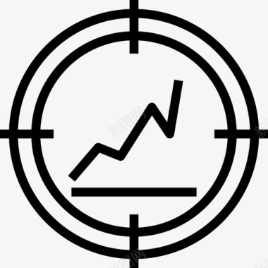 分析金融投资2线性图标图标