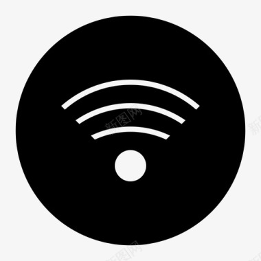 WiFi信号信号天线广播图标图标