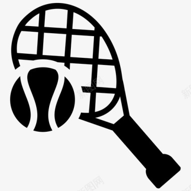 壁球网球壁球网球拍图标图标