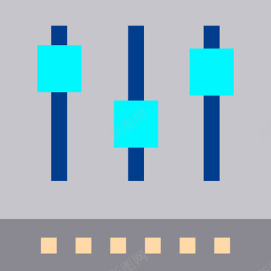 音乐节舞台混音器音乐节15平面图标图标