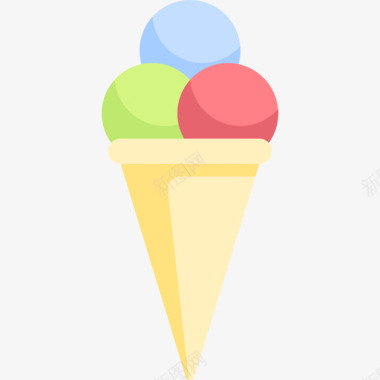 冰淇淋夏季9无糖图标图标