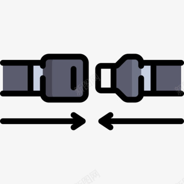 安全带详情页安全带安全2线性颜色图标图标