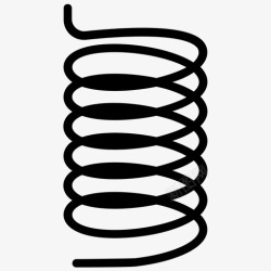 扭转弹簧压缩弹簧减震器挠性图标高清图片