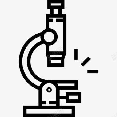 学习经验显微镜学习13线性图标图标