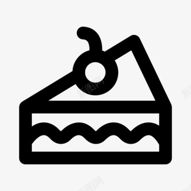 糕点面包房美味图标图标