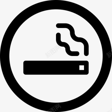 不抽烟抽烟找路加油图标图标