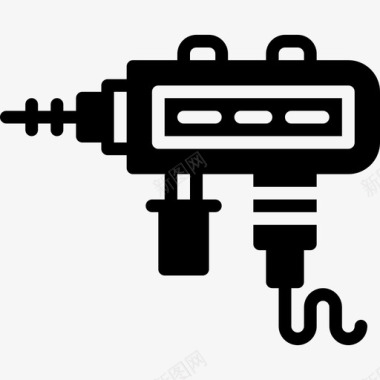 冲钻36号工具实心钻图标图标