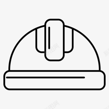 头盔头盔建筑工程师图标图标