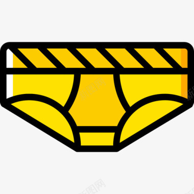 内衣男装4黄色图标图标