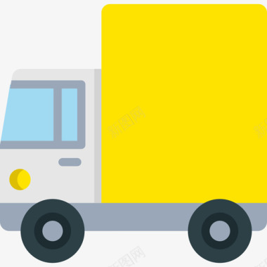 送货卡车送货卡车旅行地点图释2扁平图标图标