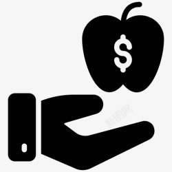 苹果销售水果价格苹果食品图标高清图片
