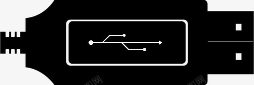 USB数据线usb电缆数据图标图标