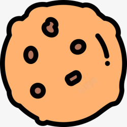 饼干房饼干面包房12线性颜色图标高清图片