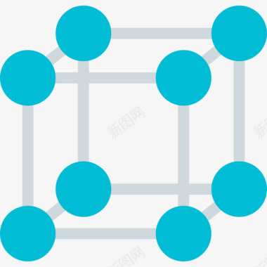 链式分子分子科学52扁平图标图标