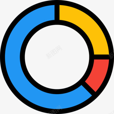 4K图标饼图业务图表和图表4线颜色图标图标
