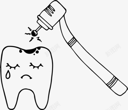 牙齿治疗牙齿护理牙齿健康图标图标
