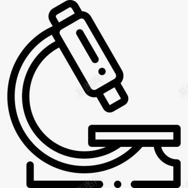 优惠卷线性图标显微镜药学14线性图标图标