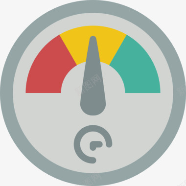 速度里程表速度表网络性能3扁平图标图标