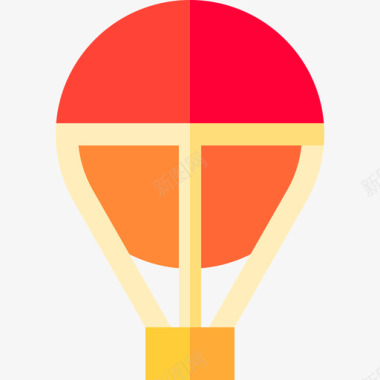热气球背景热气球航空13扁平图标图标