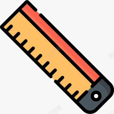 工具箱免抠png直尺工具箱5线颜色图标图标