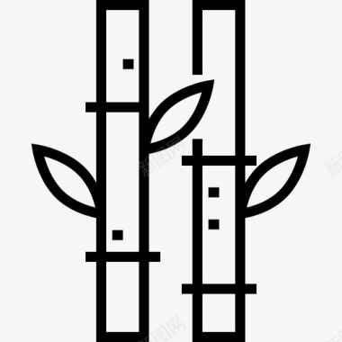 竹子中国17直系图标图标