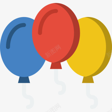 小气球气球派对27平的图标图标