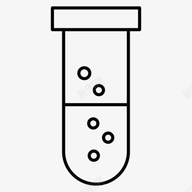 科学竞赛试管化学实验室图标图标