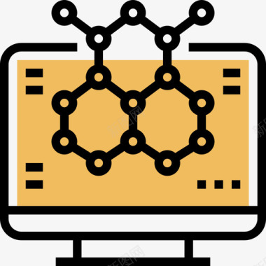 小生物分子生物学6黄影图标图标