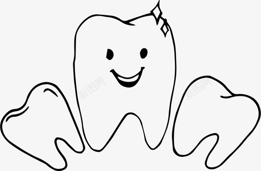 牙科牙齿牙齿护理牙齿健康图标图标