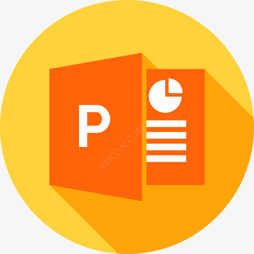 powerpointmicrosoft平面icon图标免费下载-图标txjuuuic-88icon图标