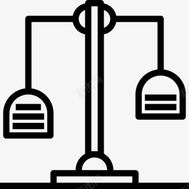 规模强大规模银行和金融2线性图标图标