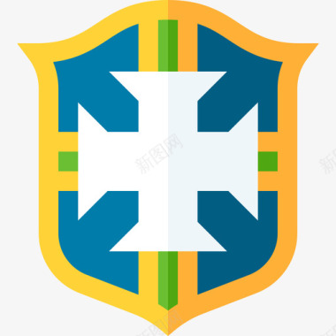 巴西标志巴西足球比赛平局图标图标