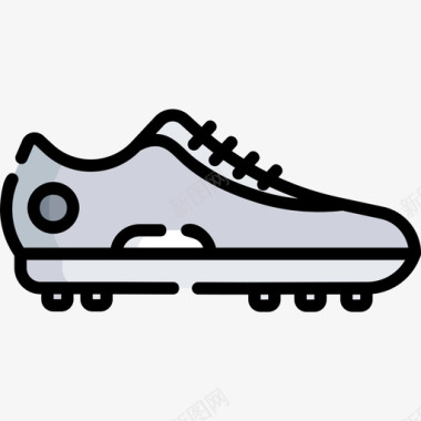 足球鞋鞋5线颜色图标图标