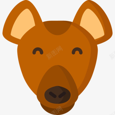平坦鬣狗狩猎7号平坦图标图标