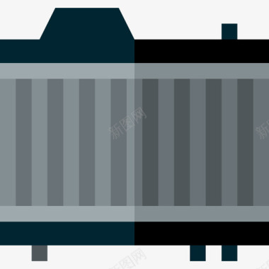 车库散热器车库9扁平图标图标