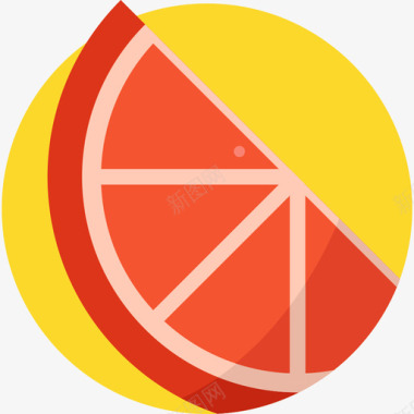 葡萄柚水果蔬菜图标图标