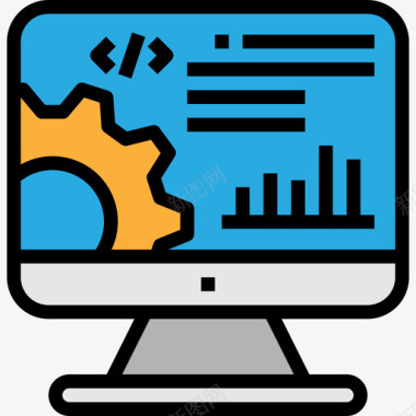 搜索引擎优化搜索引擎优化网页开发14线性颜色图标图标