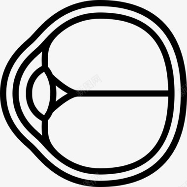 sa109眼科医学109直线型图标图标