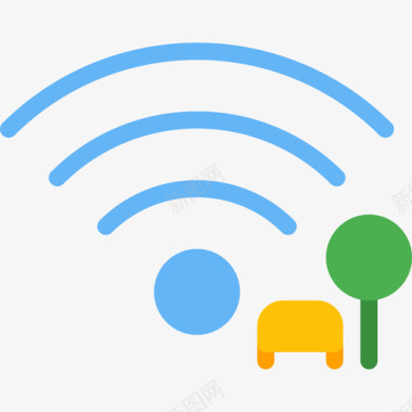 WiFi信号Wifi网络31扁平图标图标
