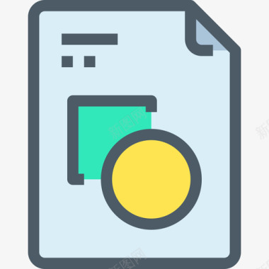 公共信息标志文件文件和文件夹14线性颜色图标图标