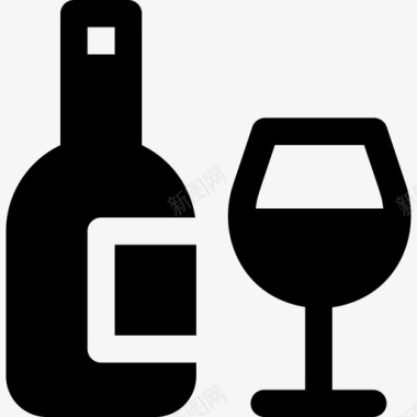 葡萄酒意大利8充满图标图标