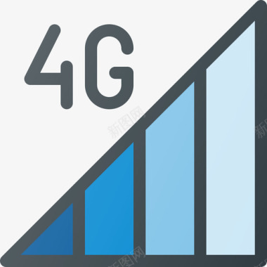 天翼3g4g移动电话3线颜色图标图标